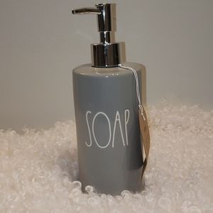 Rae dunn Gray SOAP Dispenser